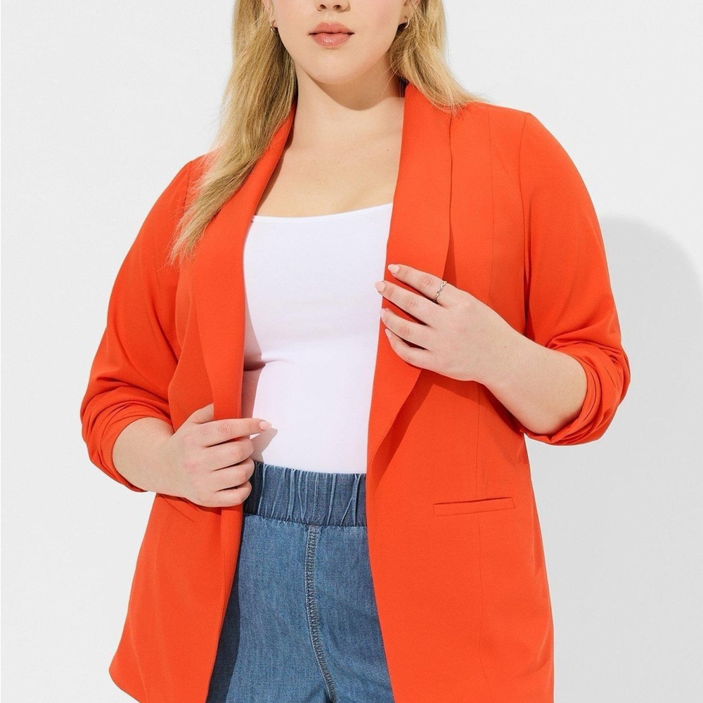Torrid Vibrant Orange Blazer